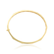 Pulsera rígida de oro amarillo de 18k