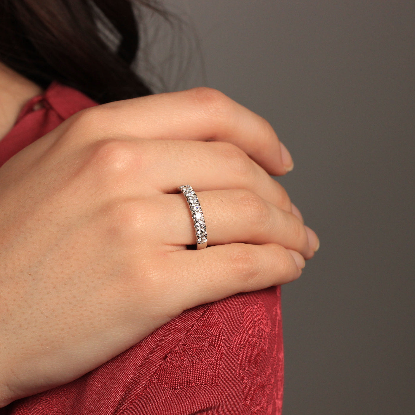 Sortija de Platino y Diamantes 