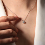 Collar de Platino 950 con Diamante Talla Brillante