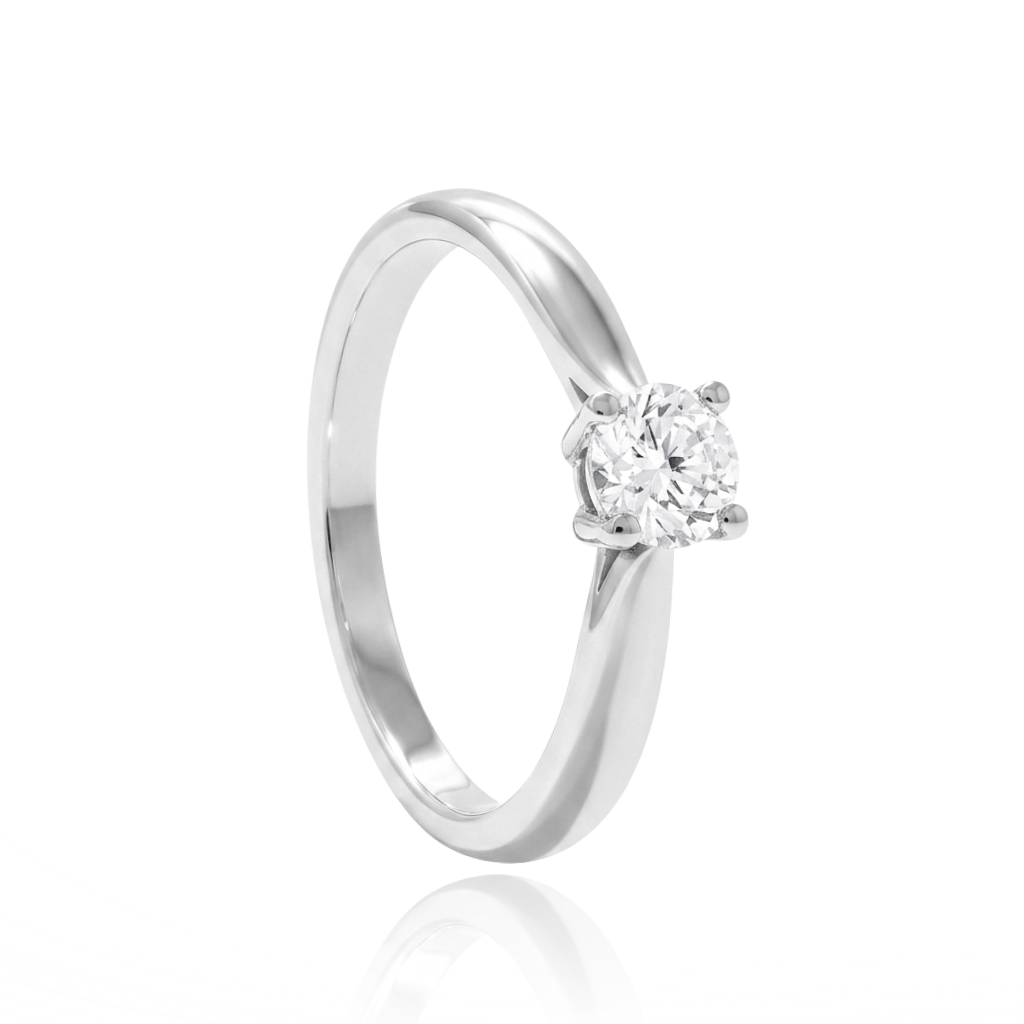 platino con diamante 