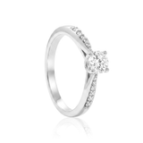 Platino con diamante 