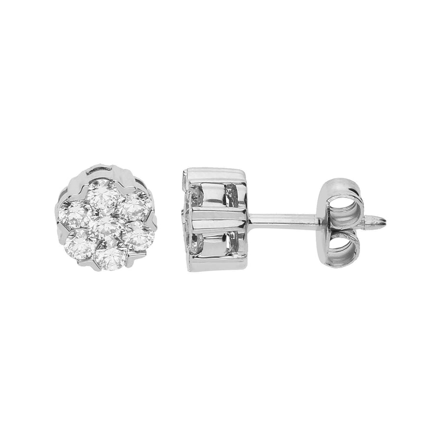 Boucle d'oreille piercing diamant Claws