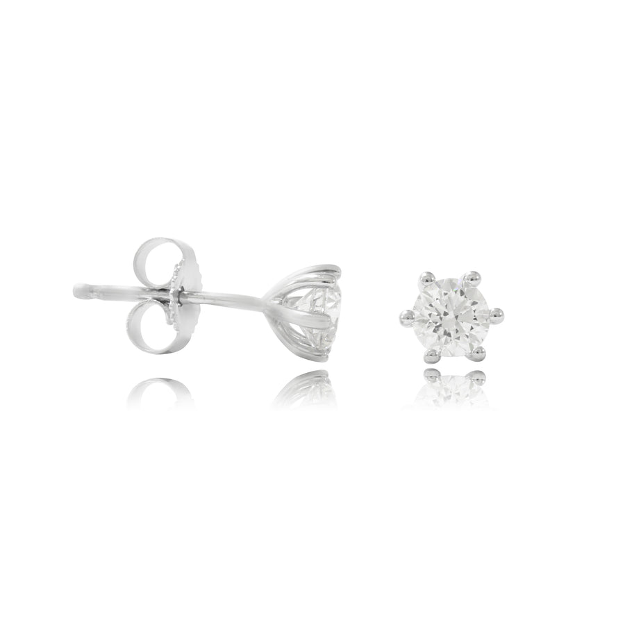 Diamond piercing earring