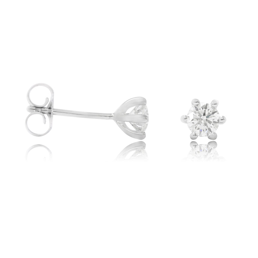 Diamond piercing earring